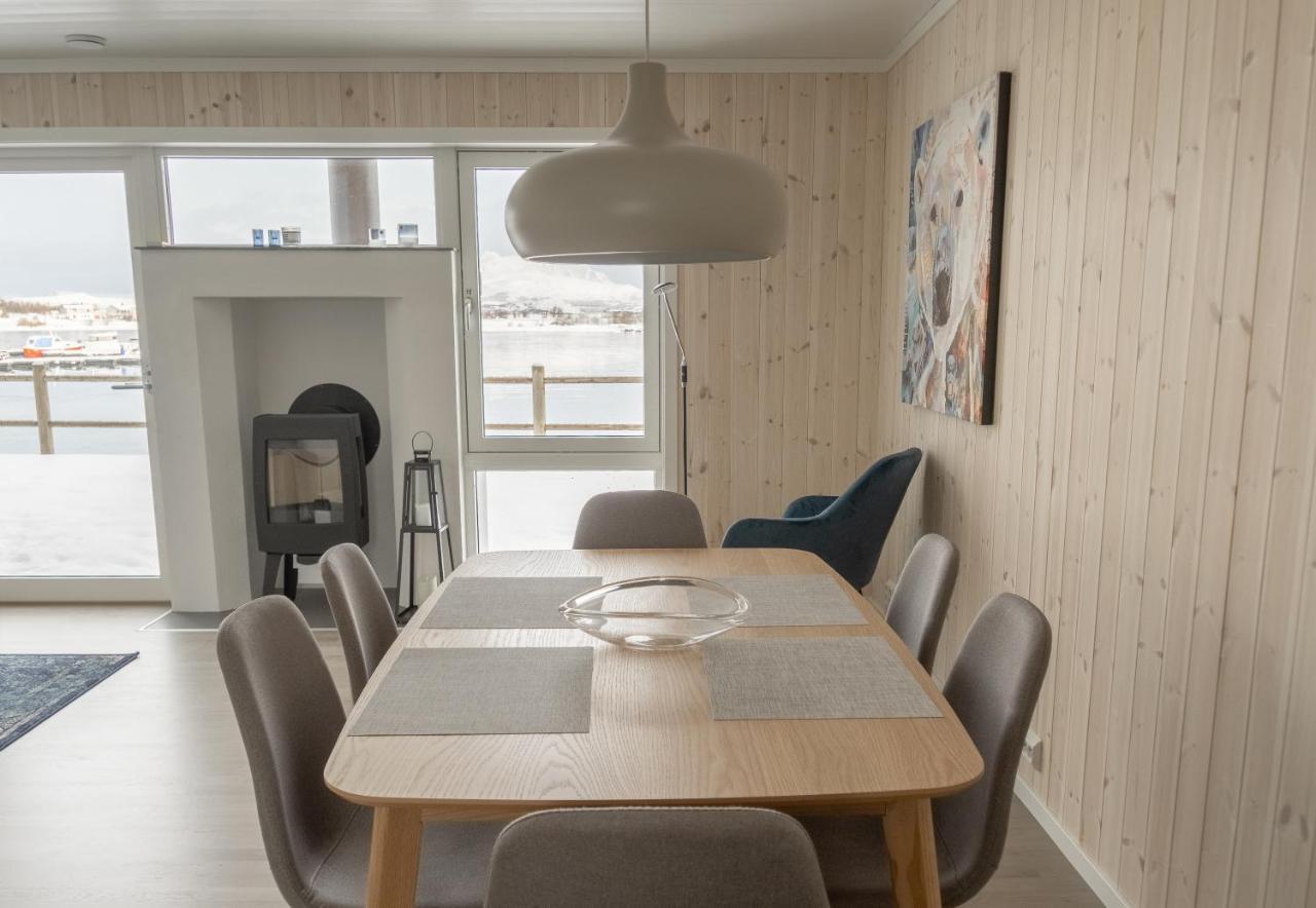 فيلا Gravdal في Brand New Nappstraumen Seaview Cabin المظهر الخارجي الصورة