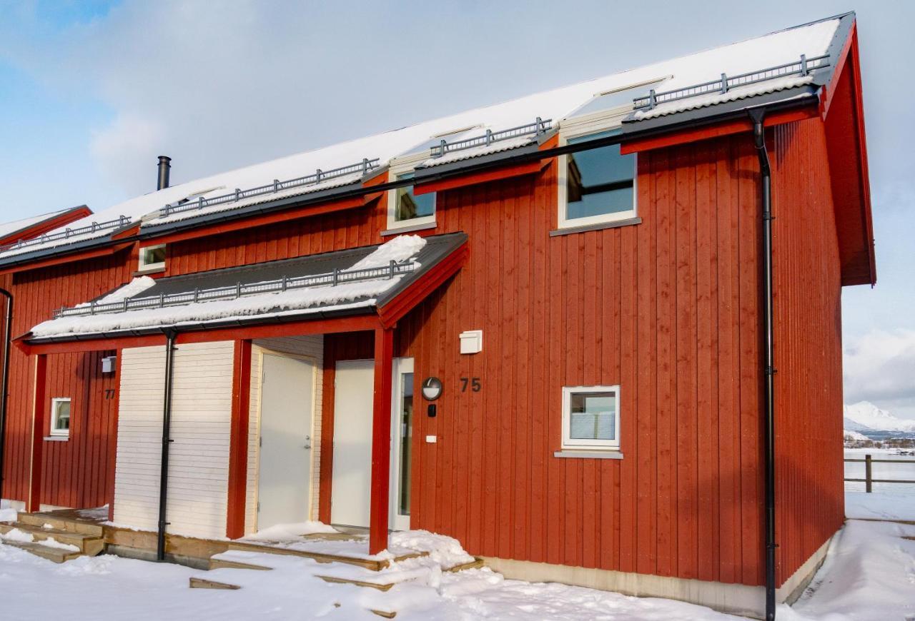 فيلا Gravdal في Brand New Nappstraumen Seaview Cabin المظهر الخارجي الصورة