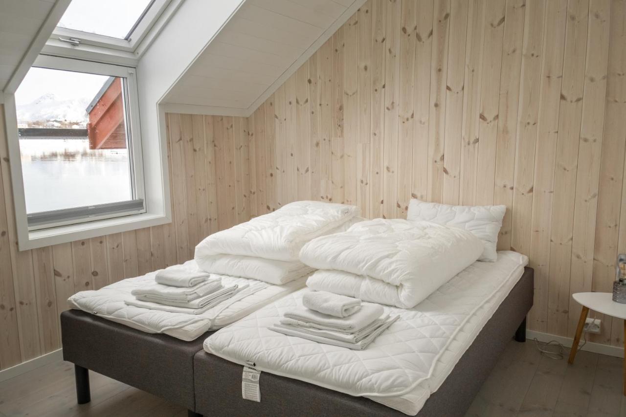 فيلا Gravdal في Brand New Nappstraumen Seaview Cabin المظهر الخارجي الصورة