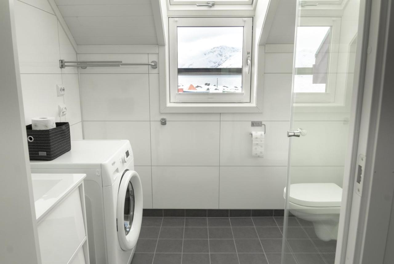 فيلا Gravdal في Brand New Nappstraumen Seaview Cabin المظهر الخارجي الصورة